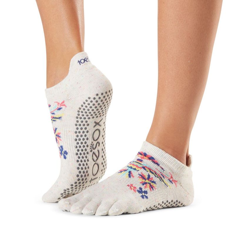 Chaussettes antidérapantes Toesox® Full Toe Lowrise Pico | Chaussettes antidérapantes 