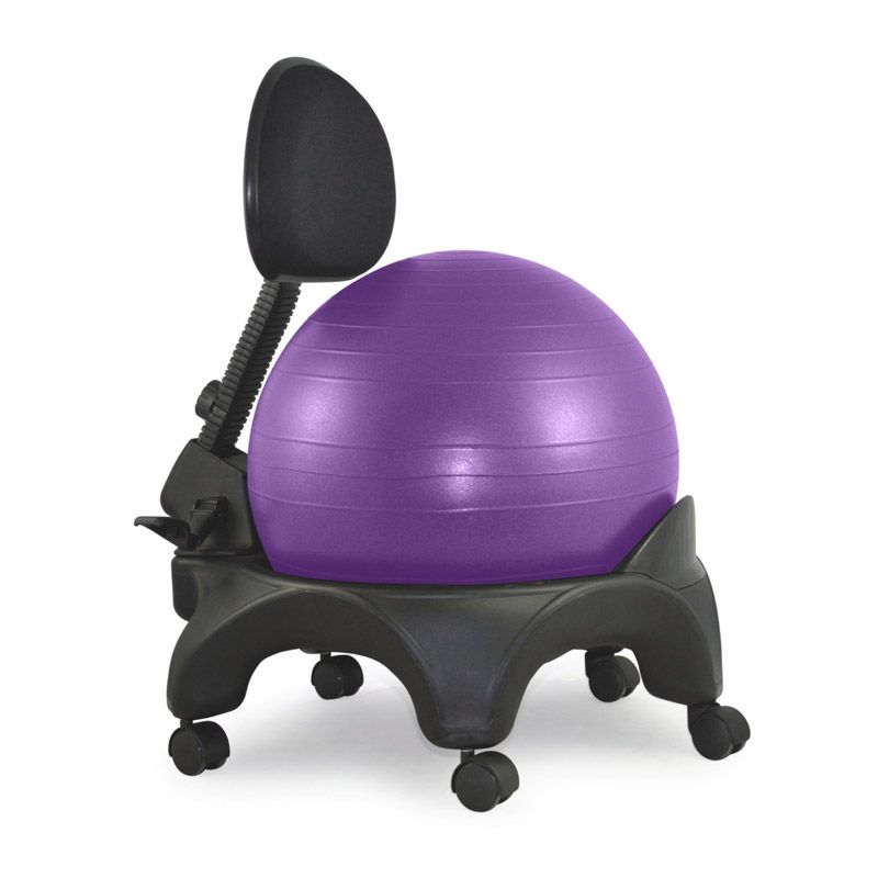 Chaise ergonomique avec ballon Tonic Chair® Confort Violet